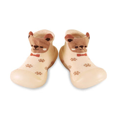 Muunjoo Joie Non Slip Baby Sock Shoes Brown Bear