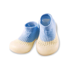 Muunjoo Onyx Non Slip Baby Sock Shoes Blue