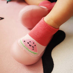 Muunjoo Poppy Non Slip Baby Sock Shoes Pink