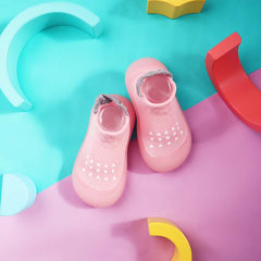 Muunjoo Trixy Non Slip Baby Sock Shoes Pink